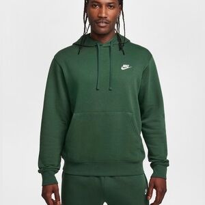 Nike Nike Sportswear Club Fleece Pullover Hoodie - Fir Green